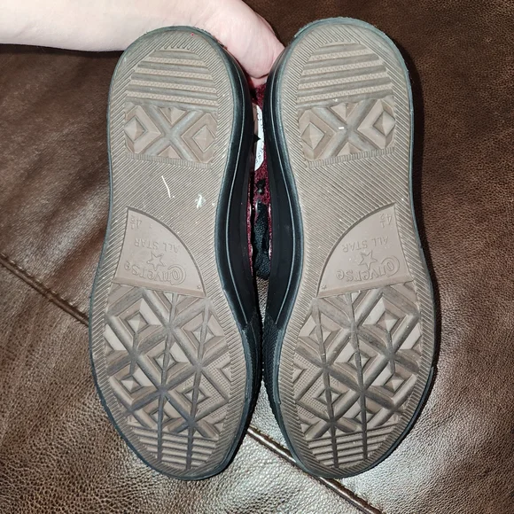 Converse Pink Glitter High-Top Sneakers - Picture 5 of 5